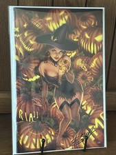 SIRIA UNDERWORLD PIMP HUSTLA #2 HALLOWEEN SORAH SUHNG VARIANT SIGNED COA AP picture