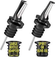  Three-in-One Liquor Pouring Spout | Olive Oil Pouring Spout with Built-in Cap picture