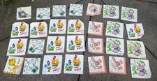 Lot of 28 Vintage Cocktail Napkins Paper Ephemera Suggestive Lewd Humor Jokes picture