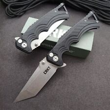 9''New FastOpening 8cr13mov Blade Fiberglass Handle Tactics Folding Knife VT5225 picture