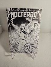 Nocterra #1 Tony Daniel Signed W/coa 1:100 Black N White Sketch Variant Cover K picture