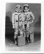 NASA Gemini 1964 Vintage Photo Virgil Grissom John Young 1st Manned Flight 8x10 picture