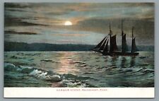 Harbor Scene, Bridgeport, CONN. CT Connecticut Early 1900s Vintage Postcard picture