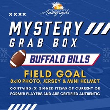 Mystery Grab Box - Buffalo Bills NFL Football Autographed Field Goal Box picture