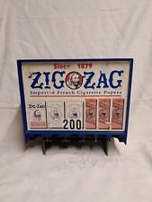 VINTAGE ZIG ZAG ROLLING PAPER DISPENSER Still Usable Very Cool picture