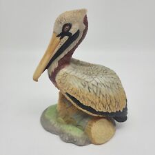 Lefton Hand Painted Nest Egg Collection Porcelain Pelican Bird Figurine #07222 picture