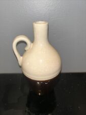 Antique Fulper Promotional Whiskey Jug Blank/Undecorated White top Brown bottom picture