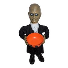 Gemmy Jeeves The Butler Mini Talking Animated Motion Eyes w/ Candy Bowl & Sounds picture