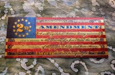 USA 2nd Amendment Gold Foil Plated Collectible Novelty Banknote  Mint picture