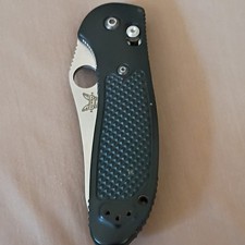 Benchmade 550 Griptilian 154CM Sheepsfoot Point Axis Lock Black Nylon Handle picture