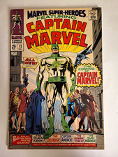 Marvel Super-Heroes #12 Marvel Comics 1967 Captain Marvel Stan Lee Gene Colan picture