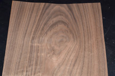 Walnut Raw Wood Veneer Sheet 12.5 x 27 inches 1/42nd thick              42082-07 picture