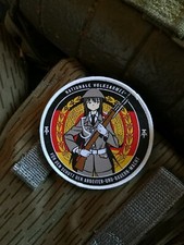 East German GDR National People's Army Girl Panzer Military Morale Airsoft Patch picture