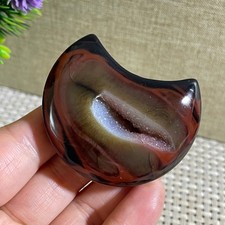 51g Crazy Lace SILK Banded stone Polish  Tumbled Stone Madagascar picture