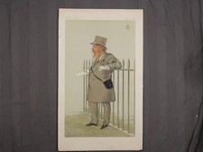 1885 Vanity Fair Fred Lord Calthorpe Caricature Spy Original Chromolithograph picture