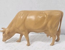 Vintage Hartland Plastics Jersey Cow Figurine - Tan / Butterscotch Color picture