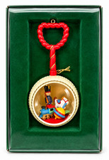 Enesco Treasury Of Christmas Ornaments Diorama Christmas Rattle 1986 picture