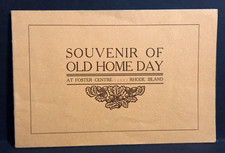 Souvenir of Old Home Day at Foster Center, RI Program Booklet with Photos picture