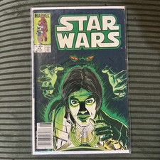 Marvel Star Wars 84 June 1984 Copper Age Newsstand Edition Comic Book Green Art picture
