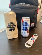 Pabst Blue Ribbon 10 New Insulated ‘Hobo Paper Bag’ Coozies picture
