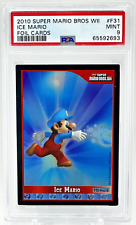 PSA 9 ❄️ Ice Mario 2010 Enterplay Super Mario Bros Wii #F31 Foil Mint 🔥 POP 2 picture