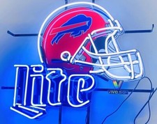 US STOCK Miller Lite Beer Buffalo Bills Helmet 20