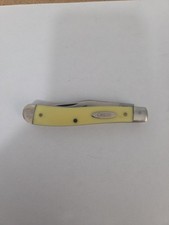 Camillus Yello-Jaket 713 Pocketknife 2-Blade Slipjoint Yellow Handle 1997 No Box picture