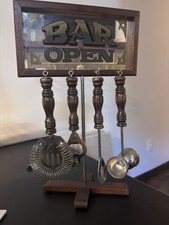 Vintage Tabletop Bar Tool Set picture