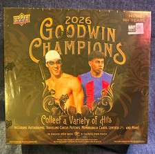 Upper Deck 2026 Goodwin Champions Sealed Hobby Box - 15 Pks/5 Cards (75) picture
