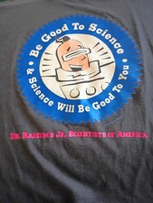 VTG 1991 IT'S SCIENCE WITH DR RADIUM XL T-SHIRT SLAVE LABOR SCOTT SAAVADRA GRAIL picture
