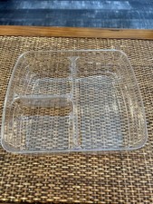 Longaberger 3 Way Divided Plastic Protector 41581 7x7 3/4 picture
