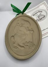 1980s Brown Bag Cookie Art Mold Walking Bunny w/Stick picture