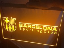 Barcelona Sporting Club LED Neon 3D Futbol Guayaquil-Ecuador New Soccer picture