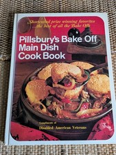 Vintage 1968 Pillsbury's Bake Off Main Dish Cook Book HC - Mid Century Suppers picture