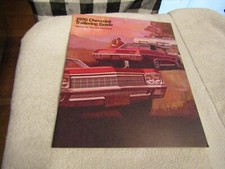 OEM 1970 Chevrolet Trailering Guide New Car Sales Brochure NOS picture