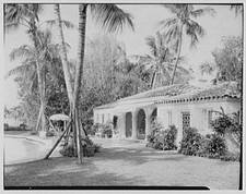 Photo:Palm Beach Florida Commodore Louis D. Beaumont Pool House 1920s picture