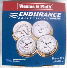 Weems and Plath Endurance Collection Barometer Brass 125 Weatherproof 530700 Box picture
