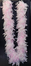Kurt S Adler Goose Feather Boa Garland NEW Old Stock Santa's World VTG Pink 6 Ft picture