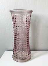Fenton Hobnail Pink Milk Glass Vase Flower Vase Vintage picture