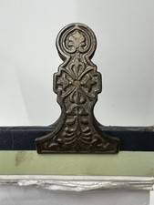 Vintage Victorian Era Eastlake Cast Iron Paper Clip ca. 1880 picture