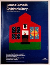 James Clavell 1982 Children's Story Print Advertisement 10x13 Vintage picture