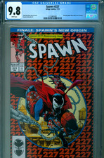 SPAWN #227 FIRST PRINT CGC 9.8 WP CLASSIC TODD McFARLANE SPIDER-MAN #300 HOMAGE picture