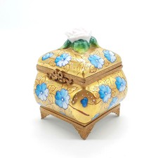 LIMOGES ROCHARD Limoges Box, France, Enamel, Hand-painted, Trinket Box, Perfume picture