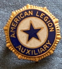 Vtg American Legion Auxiliary enamel pin label pinback picture