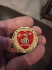 John morrell celluloid advertising tape measure picture