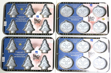 Lot/4 Non-Stick Mini Cake Cakelette Pans 4
