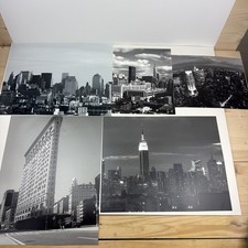 Vintage NYC Black & White Found Photos Lot Empire State Building Flatiron NY Sky picture