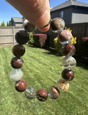 High Quality 13mm Natural Four Season Phantom Quartz Bracelet picture