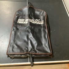 RARE Vintage Keep On Truckin’ Garment Bag Faux Leather picture
