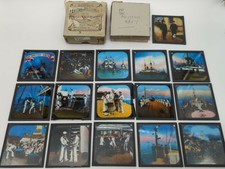 Magic Lantern Slides - The British Navy (both sets - all 16 slides complete) picture
